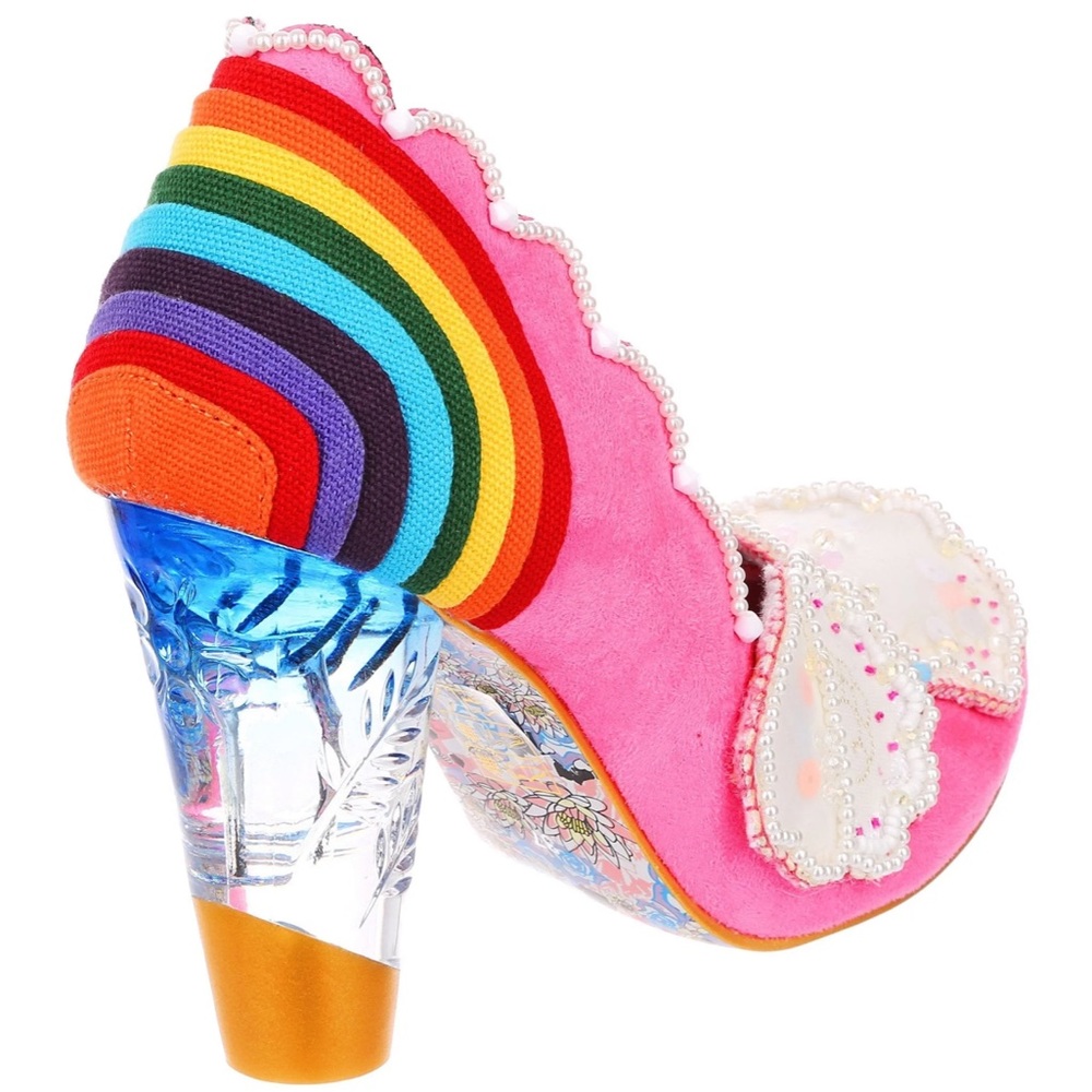 Irregular Choice rainbow cloud shoes, 39 (8) Shirley Bass - Picture 2 of 10